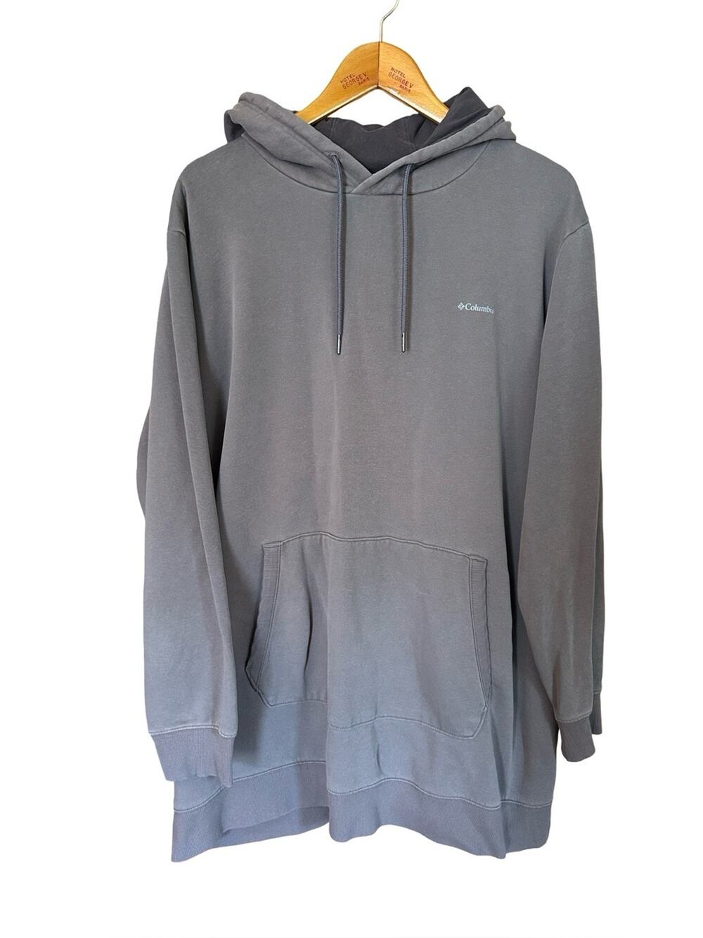 Columbia Women’s Long Sweatshirt Hoodie Tunic Brown 3X